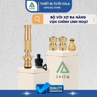 Bộ vòi xịt rửa xe, vòi xịt nước tưới cây VXD201 bằng đồng, Vòi xịt nước, vòi xịt tăng áp rửa xe