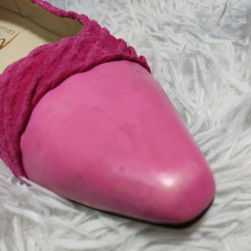 Giày si N01 cao 3cm chất liệu da lộn phối da trơn size 37