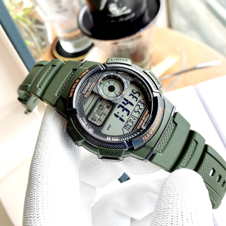 Đồng hồ Casio nam AE-1000W-3AVDF dây cao su chính hãng