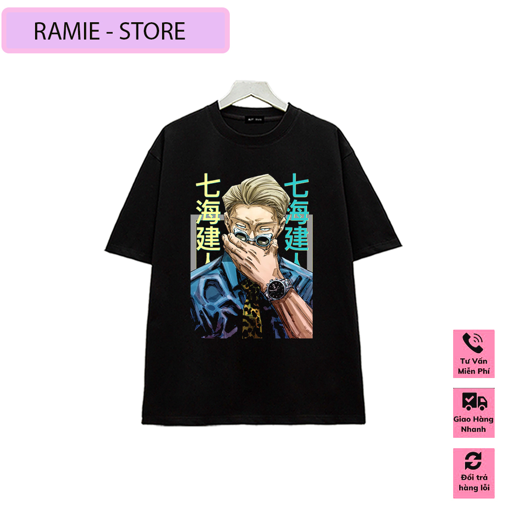 Áo Jujutsu Kaisen, Áo Anime in hình Gojo, Inumaki, Sukuna chất thun co giãn 4 chiều, thoáng mát