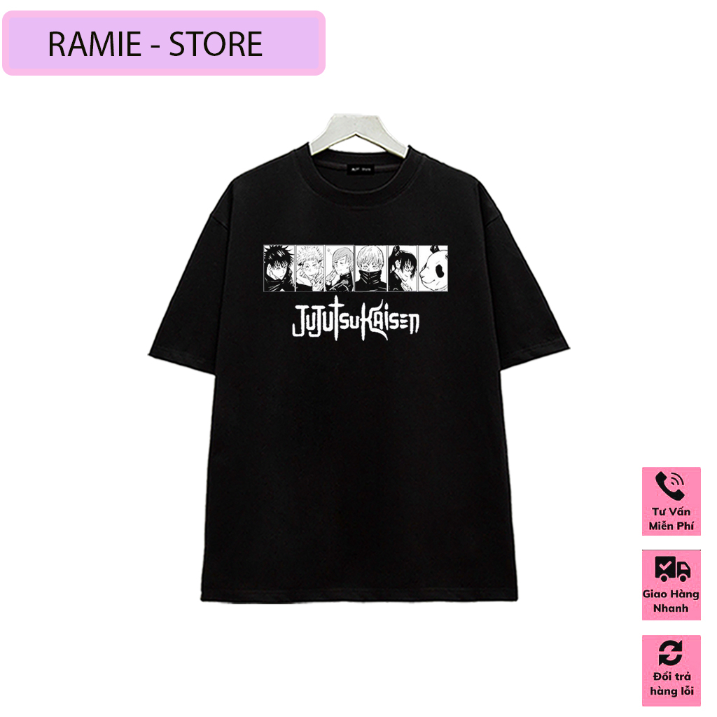 Áo Jujutsu Kaisen, Áo Anime in hình Gojo, Inumaki, Sukuna chất thun co giãn 4 chiều, thoáng mát