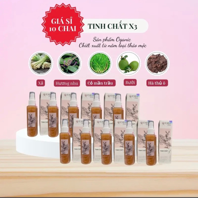 TINH CHẤT X3 TUỆ VI - KÍCH MỌC TÓC