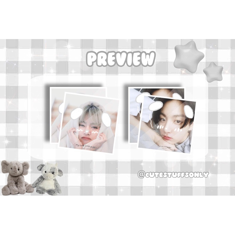 🐶STICKER NIÊM PHONG TAEKOOK - BTS - KPOP 🐶