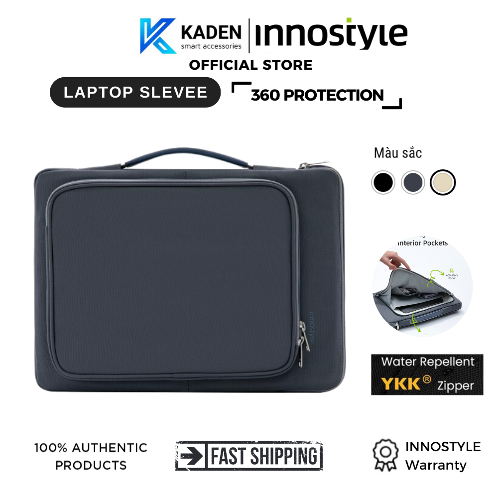 Túi Xách Chống Sốc Innostyle Omniprotect Carry Laptop/ Macbook Pro 13/14/16"– S114 -Hàng Chính Hãng