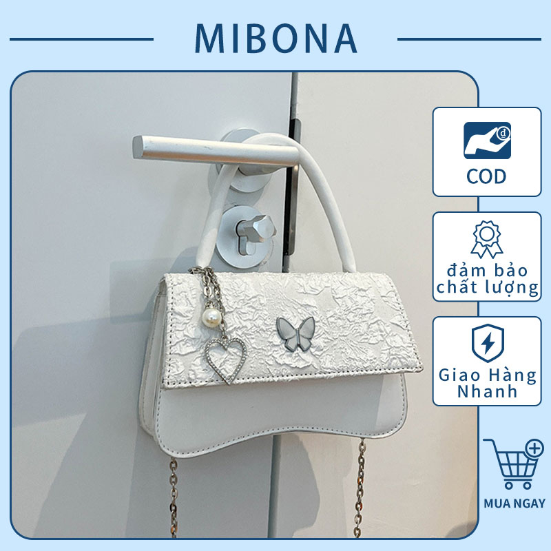 túi xách nữ đeo chéo mini da sang trọng túi Dây Xích Họa Tiết Bướm túi đeo chéo hottrend 2023 bag túi đi tiệc