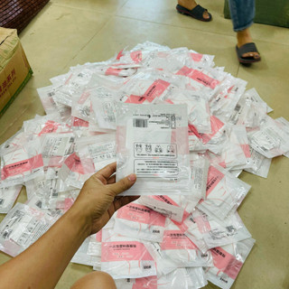 Nạ nilong , nạ nilong đắp mặt nạ gói 100 miếng