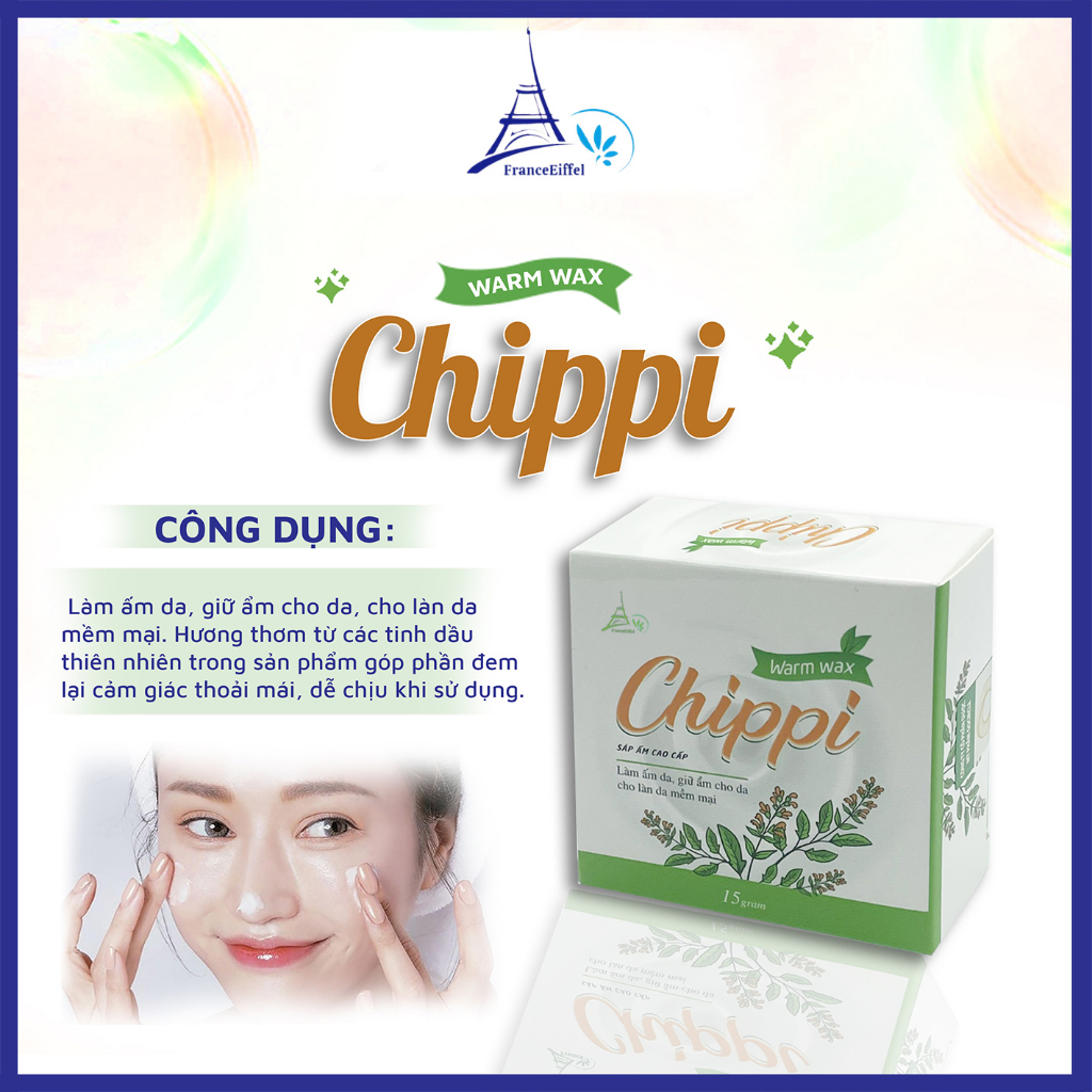 Sáp Ấm Cho Bé Chippi Warm Wax - FranceEiffel Hũ 15gr