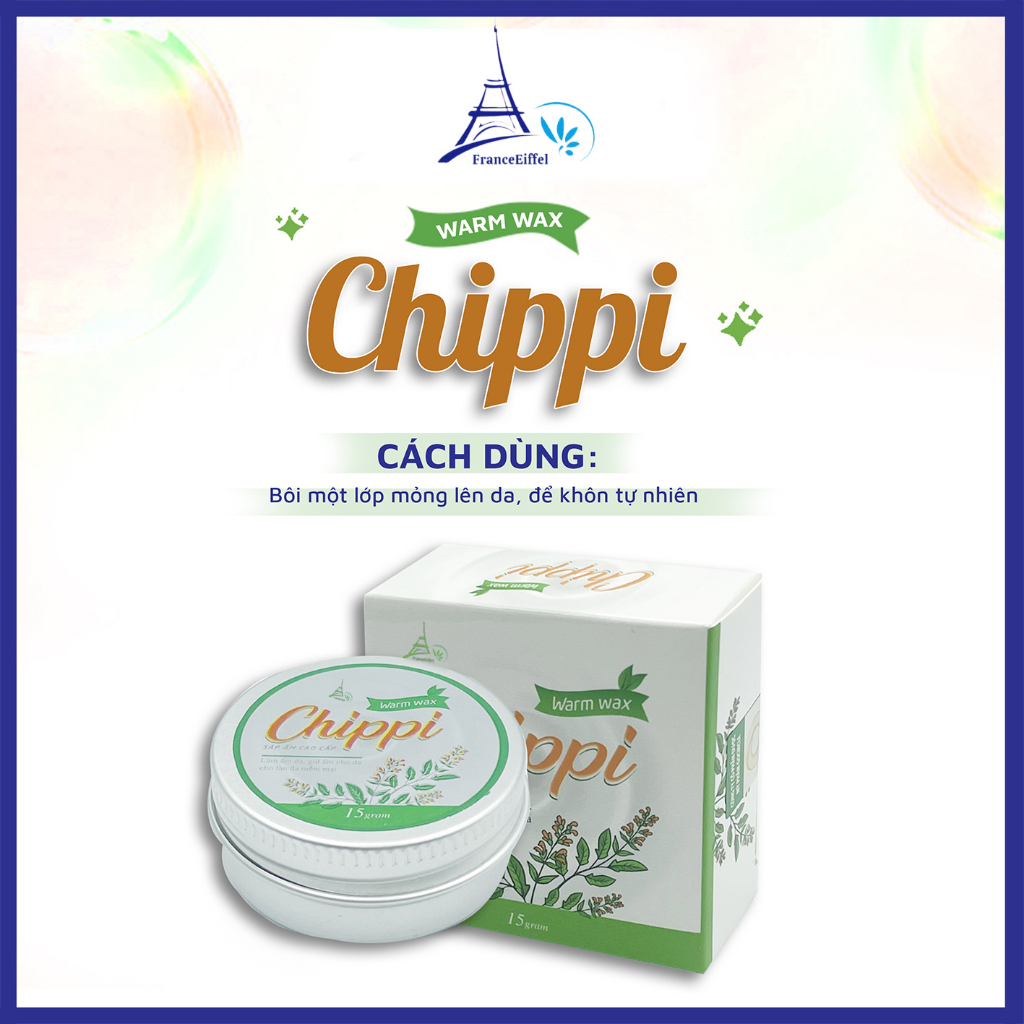 Sáp Ấm Cho Bé Chippi Warm Wax - FranceEiffel Hũ 15gr