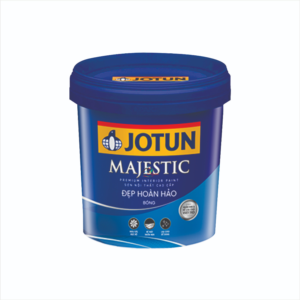 Sơn nội thất JOTUN Majestic (5lít). Có độ bóng ánh ngọc trai tuyệt đẹp