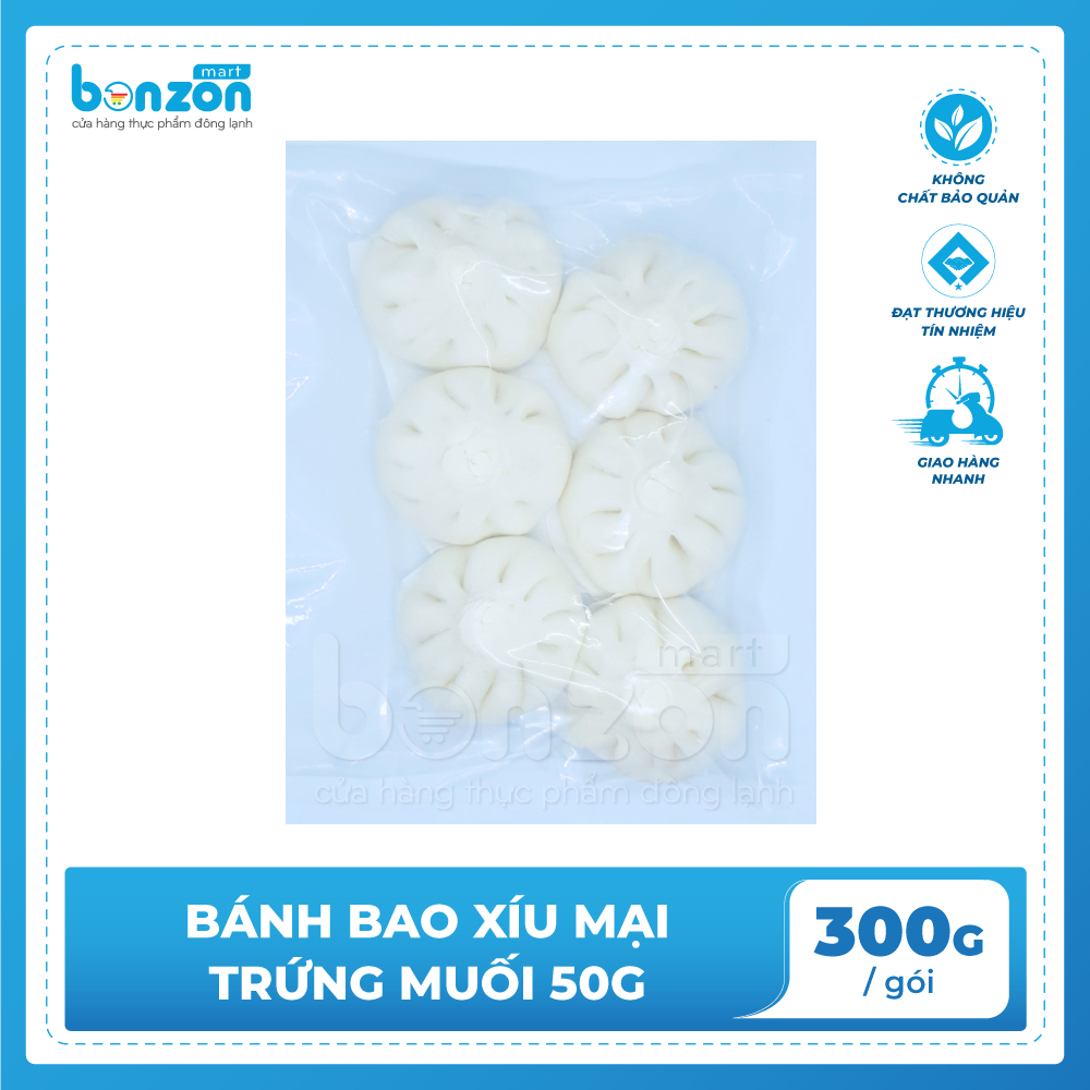 Bonzon - Bánh bao xíu mại trứng muối 300g