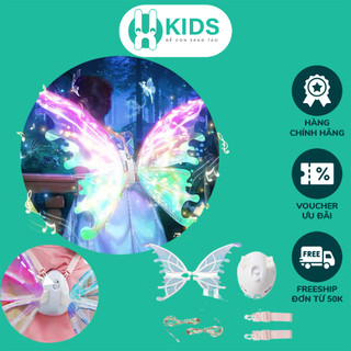 Đồ chơi cánh bướm tiên điện tử cỡ lớn X KIDS có vỗ cánh tự động phát nhạc và đèn, hóa trang thiên thần cho bé gái