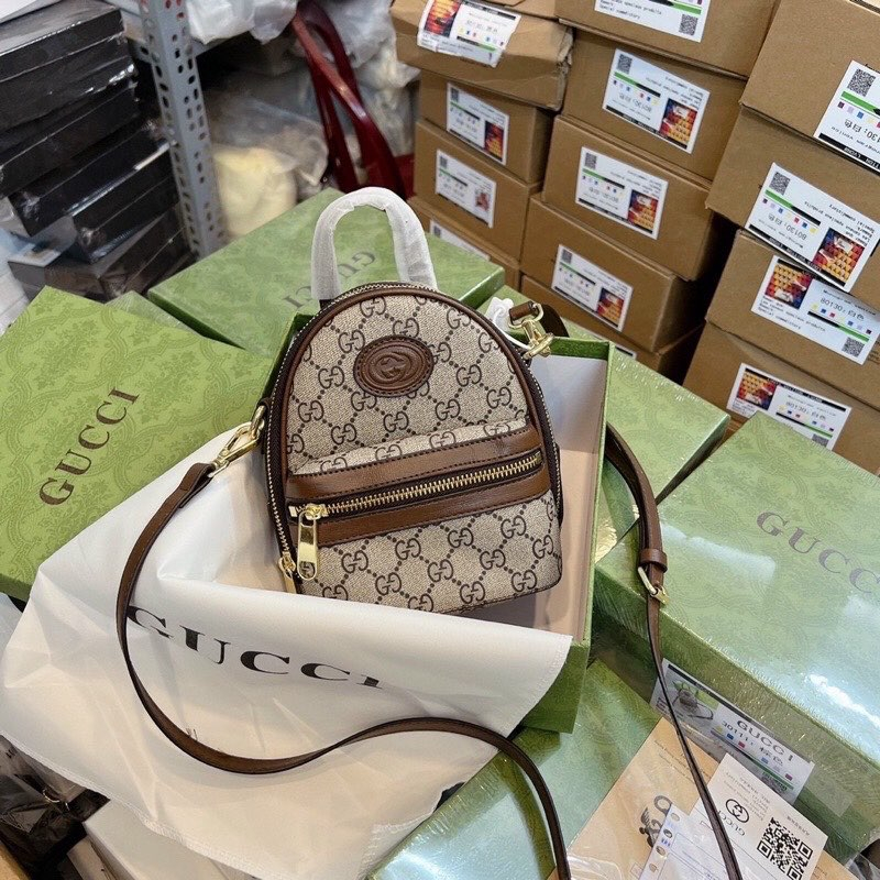 Balo gc da mềm size 19 hàng fullbox xanh