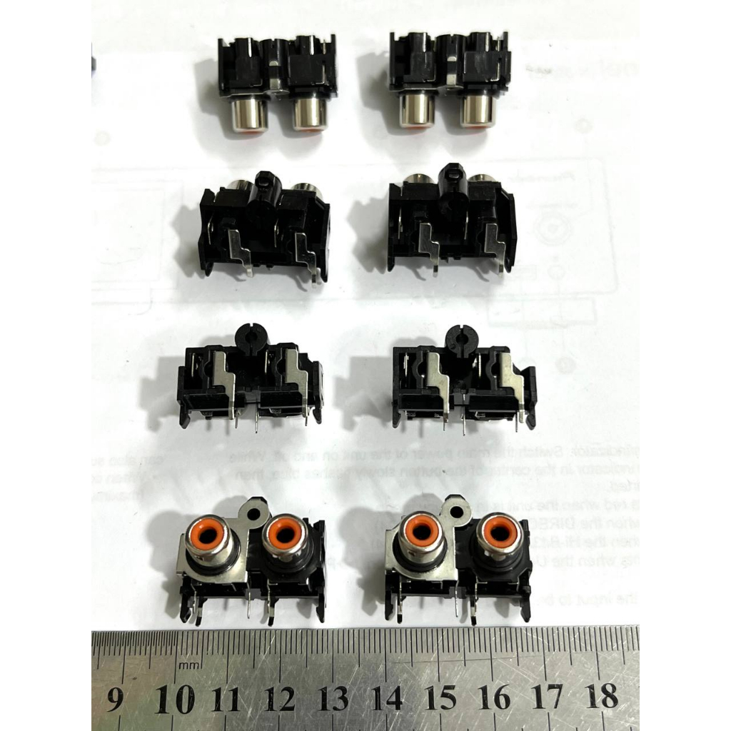 JACK AV ĐÔI 2 LỖ 4 chân