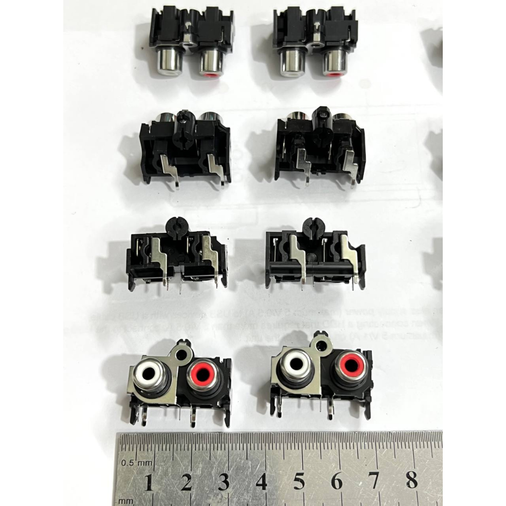 JACK AV ĐÔI 2 LỖ 4 chân