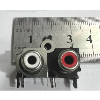 JACK AV ĐÔI 2 LỖ 4 chân