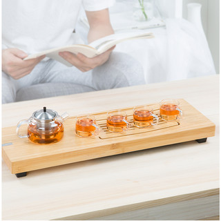 Bàn trà cao cấp MO72/ MO82 có khay nước  - Khay trà gỗ cao cấp