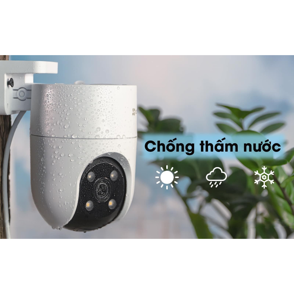 Camera Ezviz xoay ngoài trời H8c 2MP/3MP/4MP 2K 2K+ chính hãng, đàm thoại 2 chiều, màu đêm