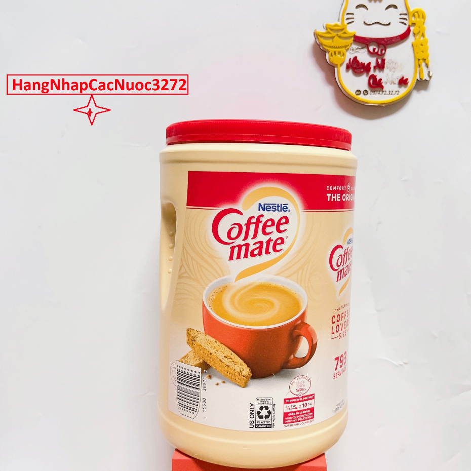 (date mới)Bột kem pha cà phê nestle Coffee mate 1.41kg