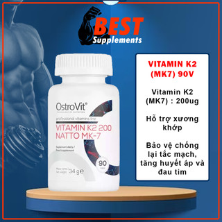 Ostrovit vitamin k2 200 natto mk7 90 viên