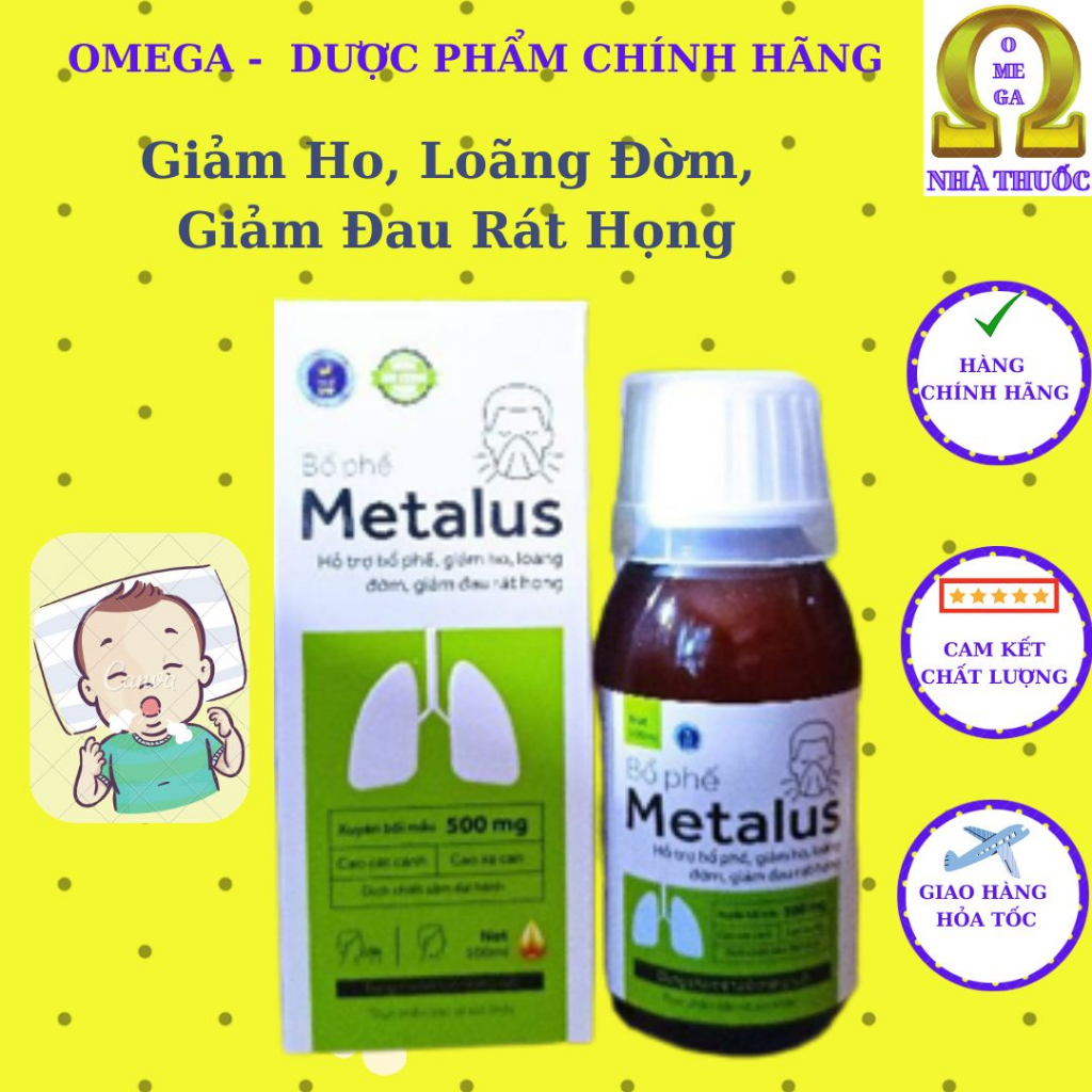 - Hỗ Trơ Giảm Ho, Loãng Đờm, Giảm Đau Rát Họng