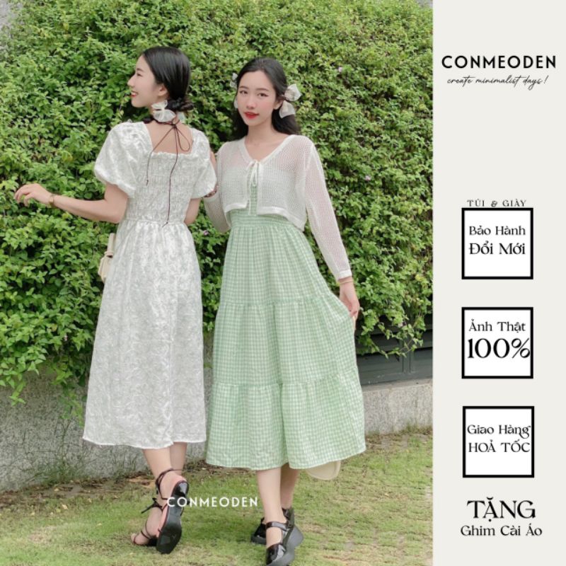 Đầm Dài Caro Nhỏ CONMEODEN - KAKA DRESS