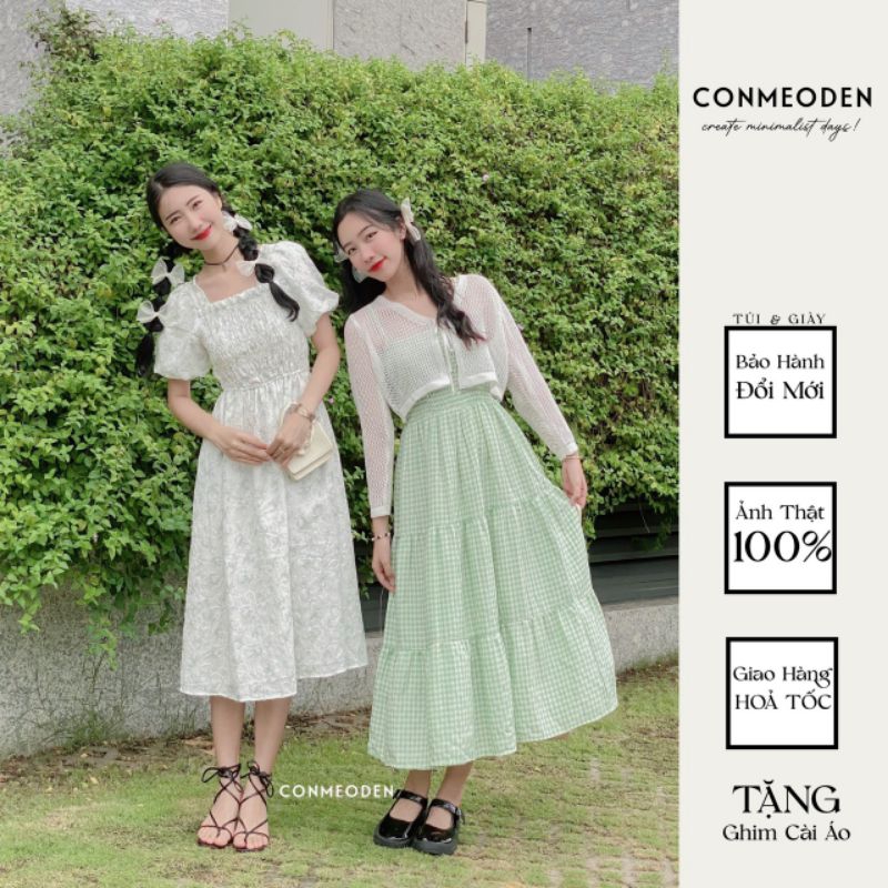 Đầm Dài Caro Nhỏ CONMEODEN - KAKA DRESS