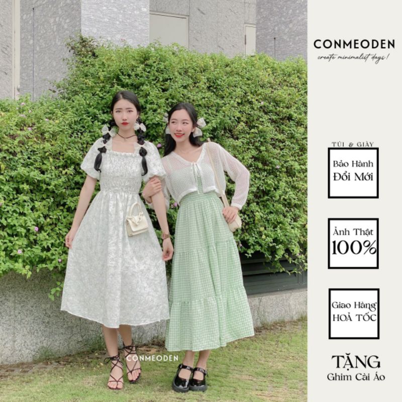 Đầm Dài Caro Nhỏ CONMEODEN - KAKA DRESS