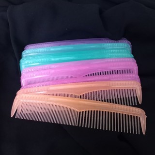Combo 4 cây lược chải tóc màu nhạt 19cm (màu ngẫu nhiên)