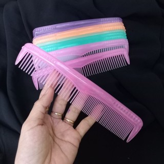 Combo 4 cây lược chải tóc màu nhạt 19cm (màu ngẫu nhiên)