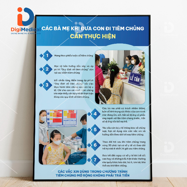 Bộ Tranh Tiêm Chủng, Tranh Nhi Khoa