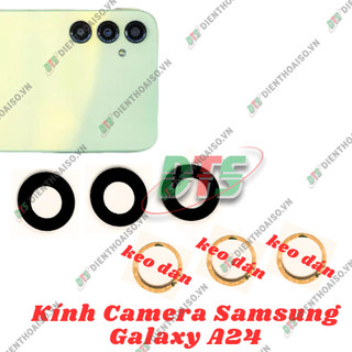 Mặt kính camera Samsung A24 sẵn keo dán