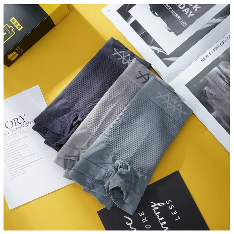 HỘP VÀNG 3 QUẦN SỊP NAM CO DÃN 4 CHIỀU CAO CẤP