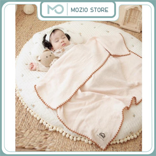 Set chăn 4 lớp sợ tre , kèm miếng lót đầu sơ sinh 8 lớp sợi tre chính hãng Ôme Chăn cho bé sơ sinh