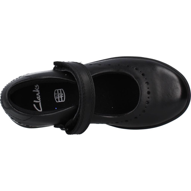 [Chinh Hang] Giày Clarks school da mờ đục lỗ có bảng size hình cuối {CÓ SẴN }