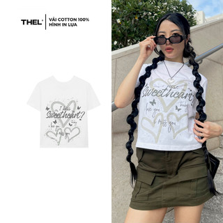 Áo thun baby tee sweet hert thel