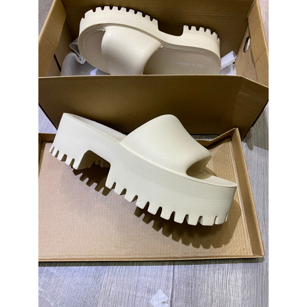 Dép nữ quai ngang đế xuồng - FREE SHIP - Dép nữ hàng quảng châu loại 1 - đế cao 6cm