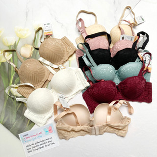 ÁO LÓT NỮ LOVELY CÚP NGANG NÂNG NGỰC PHÔM NHỎ mút vừa cài 3 có gọng - AL8067