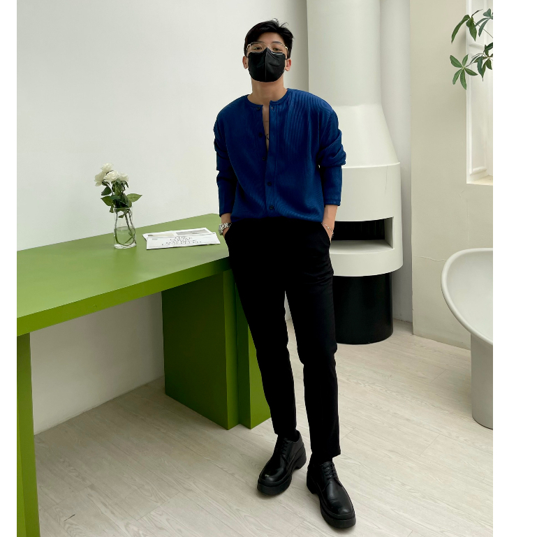 Áo thun tay dài trơn form basic