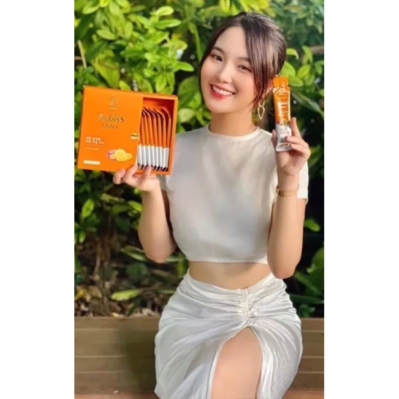 Giảm cân và mỡ bụng nước trái cây ngon Rubiss 1 hộp 12 gói