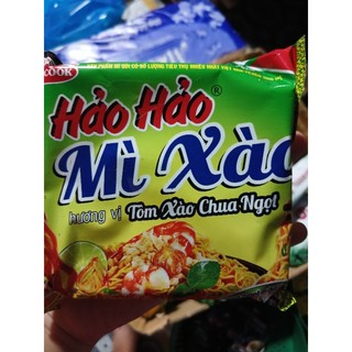 10 gói hảo hảo mì xào