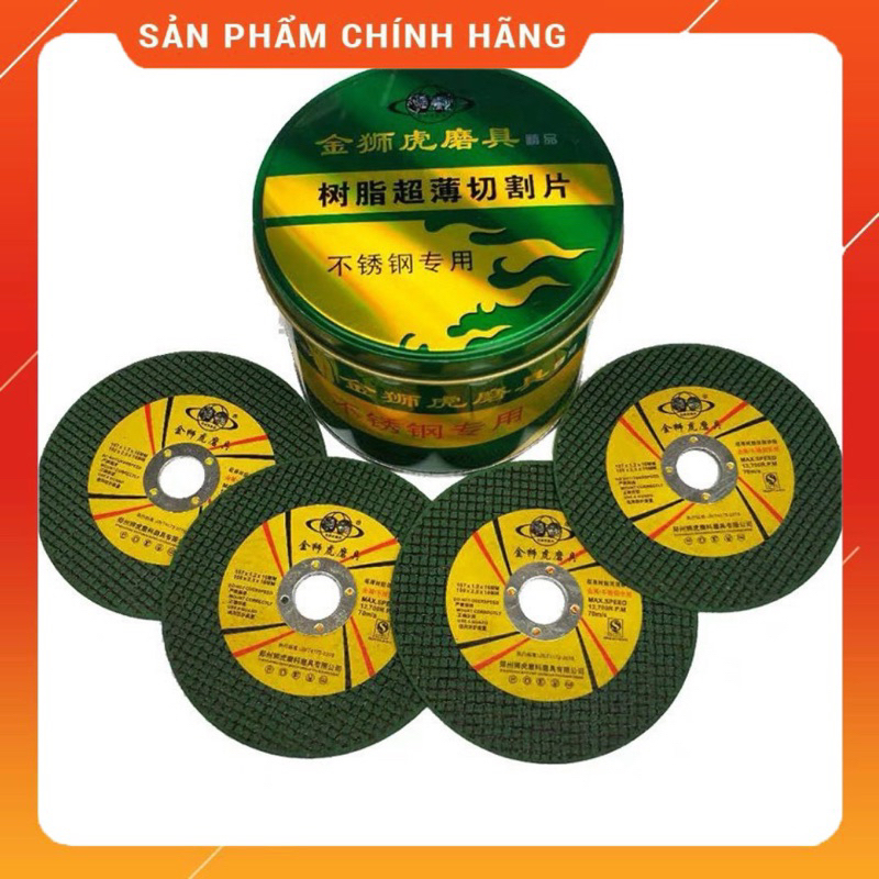 (HỘP 50 VIÊN) Đá cắt sắt inox LIGER hàng NỘI ĐỊA TRUNG QUỐC 107x1,2x16mm