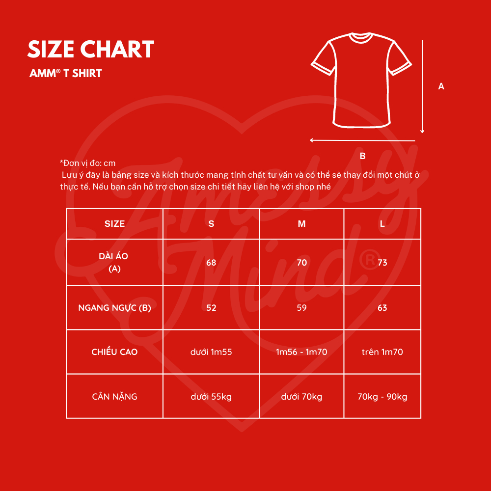 Áo thun Real Love Hồng AMM