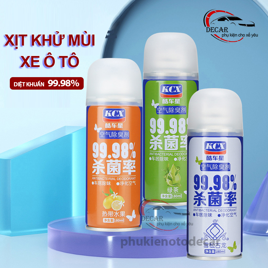 Chai xịt khử mùi, khử khuẩn ô tô, lọ xịt thơm khử mùi hôi ẩm mốc oto xe hơi làm sạch không khí nhà bếp,tủ quần áo