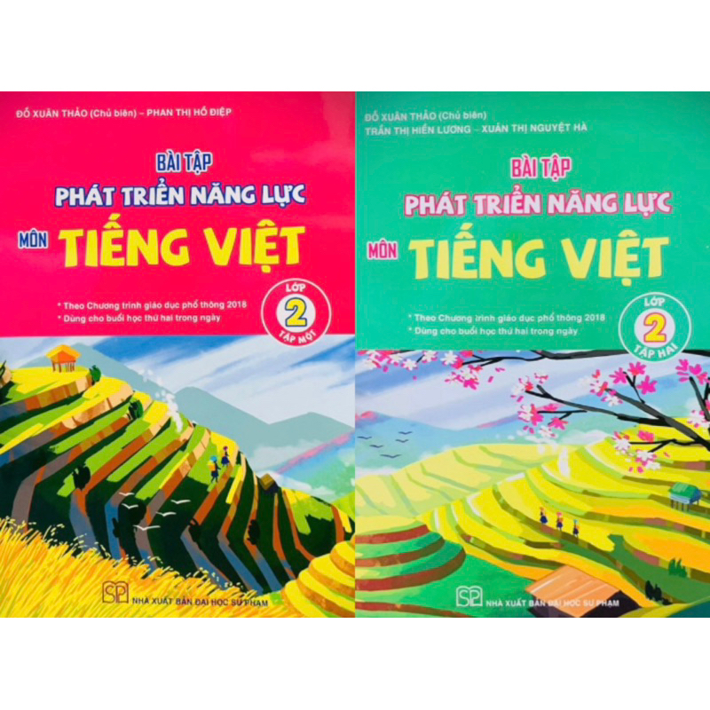 Sách -(Combo)Bài Tập Phát Triển Năng Lực Môn Tiếng Việt 2