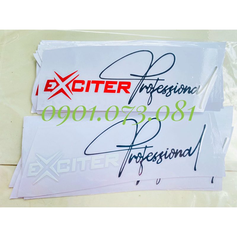 Tem xe Exciter 150 155 phong cách Professional exciter