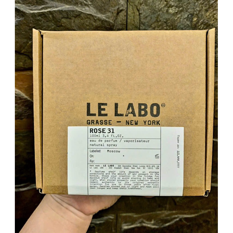 Nước Hoa Unisex LeLaBo Dòng ROSE 31 chai 100ml