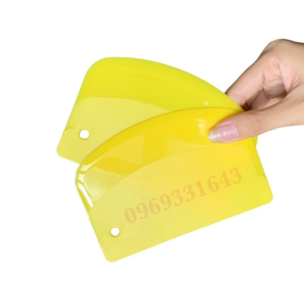 Miếng vét mọc, vét thịt xay bằng nhựa dày dặn màu vàng