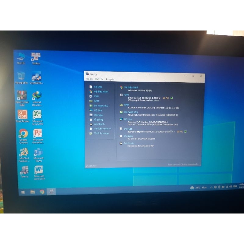 Laptop asus X454L