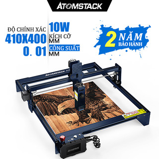 🔥giấy phép độc quyền🔥atomstack a10 pro 50w máy khắc laser -khắc dưa hấu, dừa,thép không gỉ, ván ép