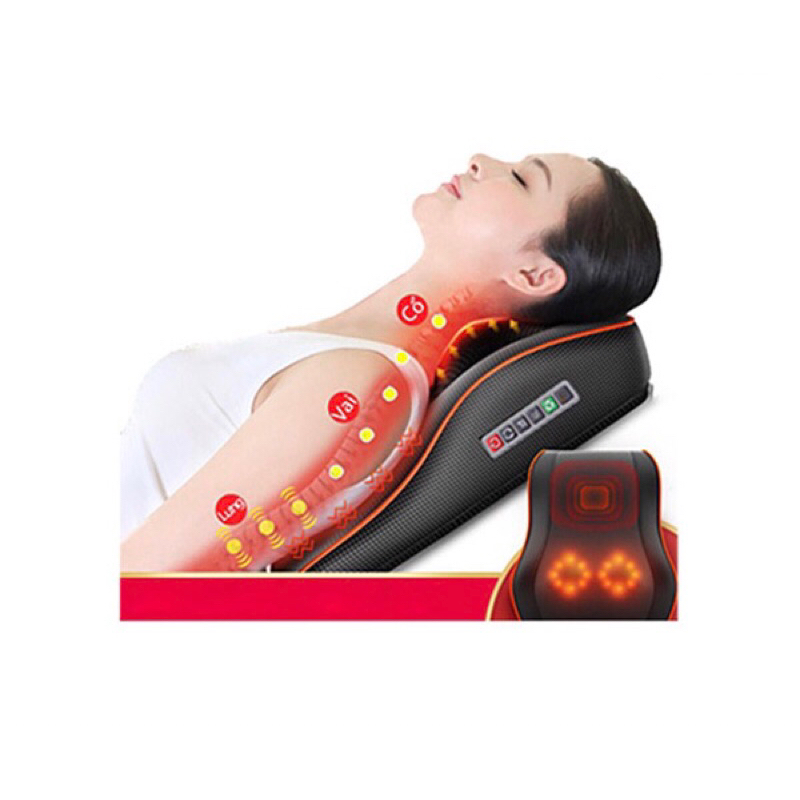 Gối Massage cổ vai gáy hồng ngoại đa năng cao cấp RL 19